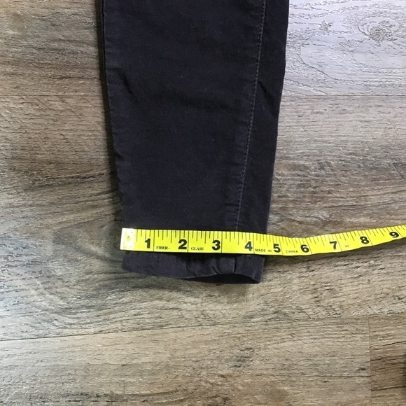 BLANK NYC Pants Size 27 Spray On Skinny Leg Soft Velvet Fabric Dark Brown - Picture 14 of 14